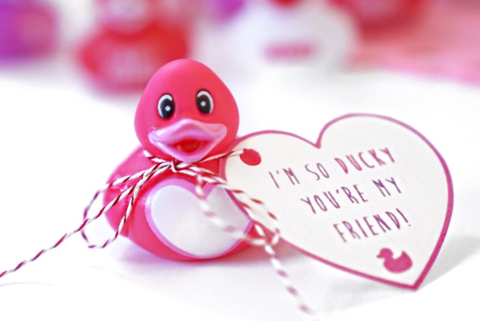 valentine rubber ducks