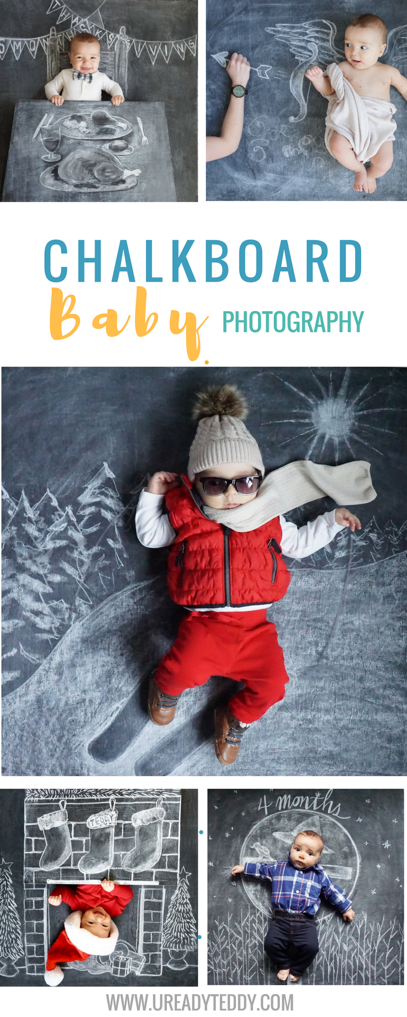 Chalkboard Baby Photography