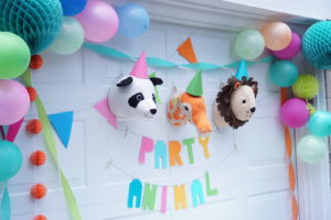 Party Animal Funfetti Decorations First Birthday