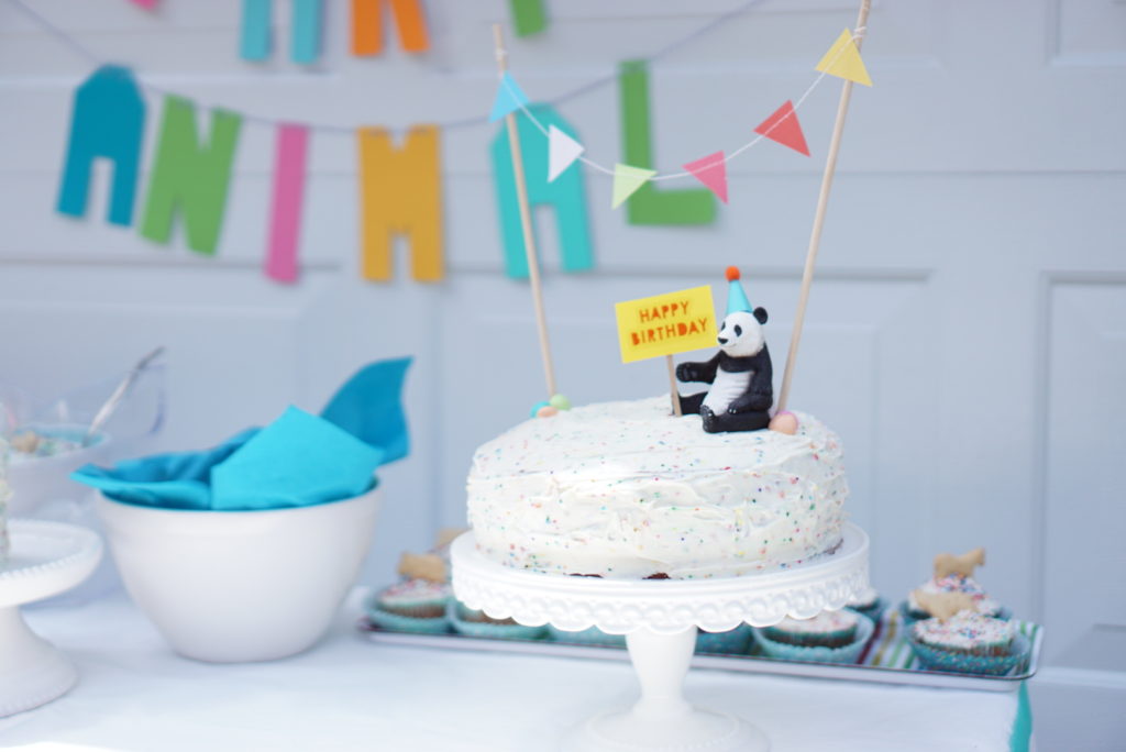 Party Animal Funfetti Cake Topper First Birthday