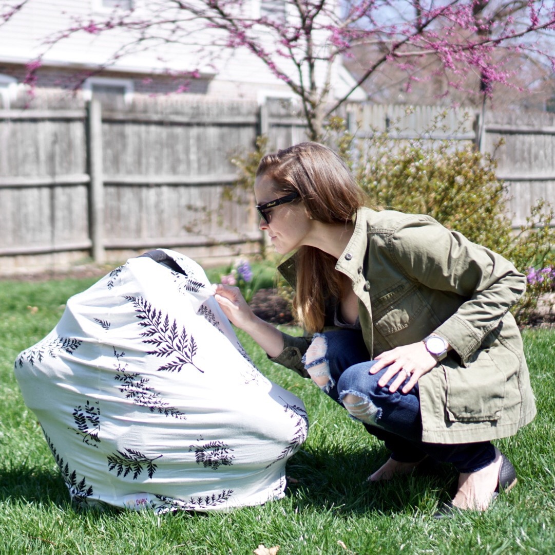 multi use cover for breastfeeding basket