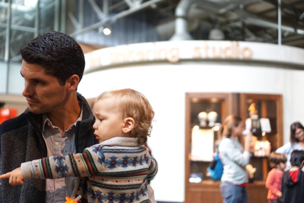 Exploratorium San Francisco with Toddler