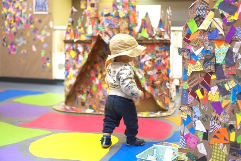 Gaudi Cardboard Houses Bay Area Discovery Museum Sausalito San Francisco Toddlers