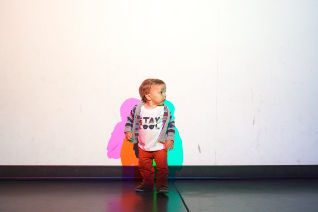 exploratorium san francisco colored shadows toddler