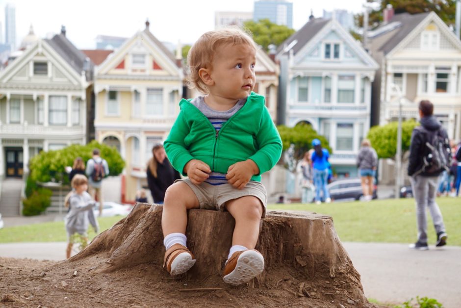 Cute San Francisco Baby Painted Ladies