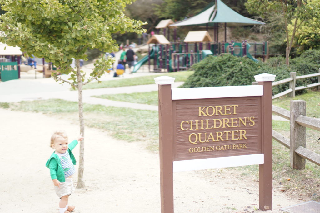 Koret Children's Playground San Francisco with Toddler