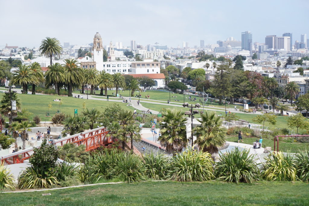 mission dolores hellen diller park san francisco with toddler