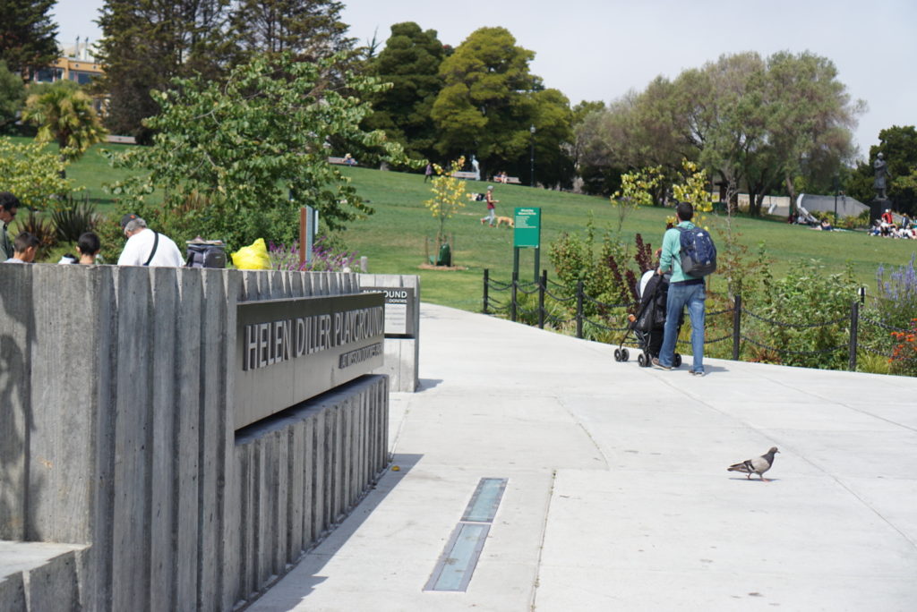 mission dolores hellen diller park san francisco with toddler