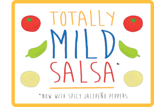 free printable totally mild salsa from Dragons Love Tacos Book Box Slime Jar Lable