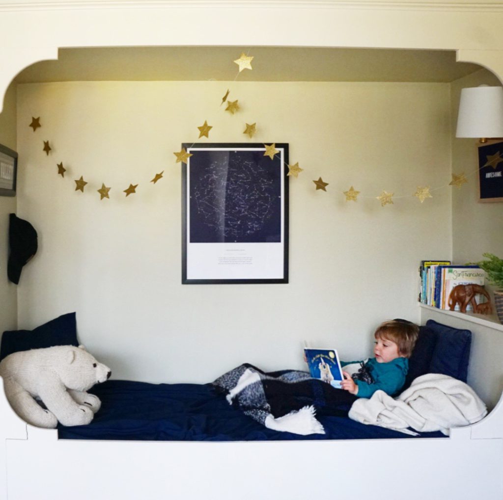 Reading nook custom star map