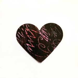 diy scratch art heart craft toddler