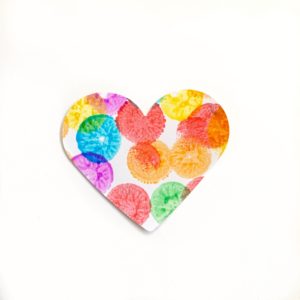 Dot marker heart craft toddler