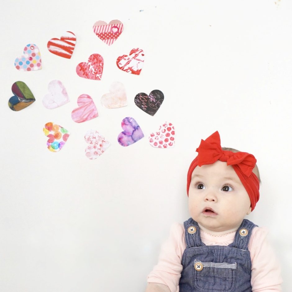 Heart art for toddlers for Valentine's Day 14 different art projects