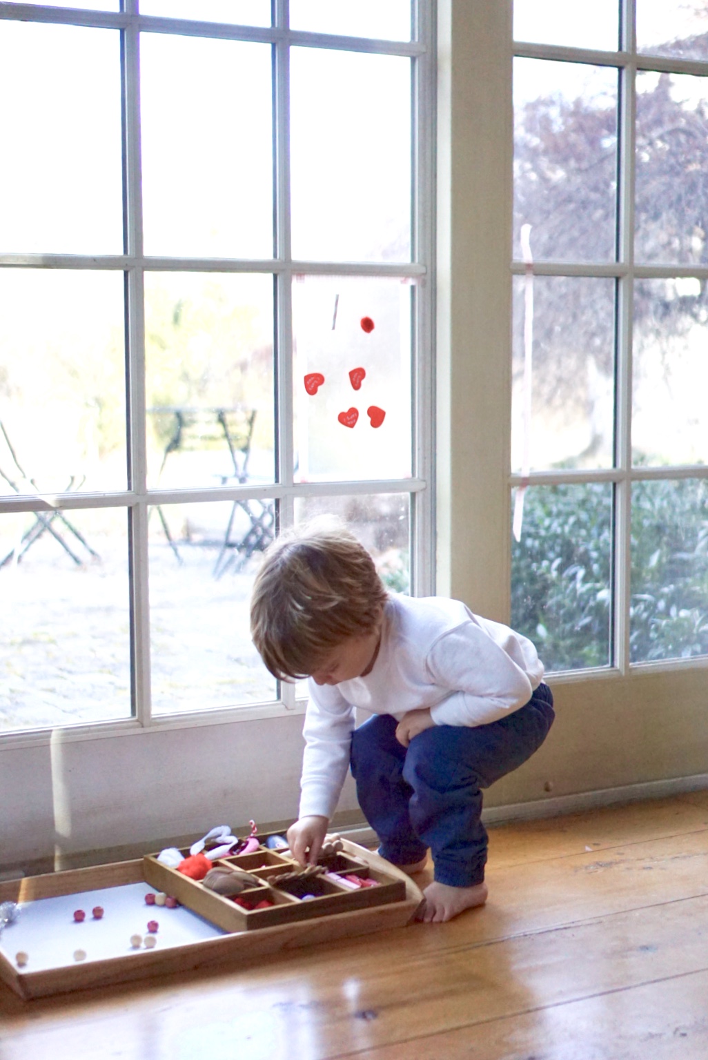 valentine's day toddler tinker tray activities