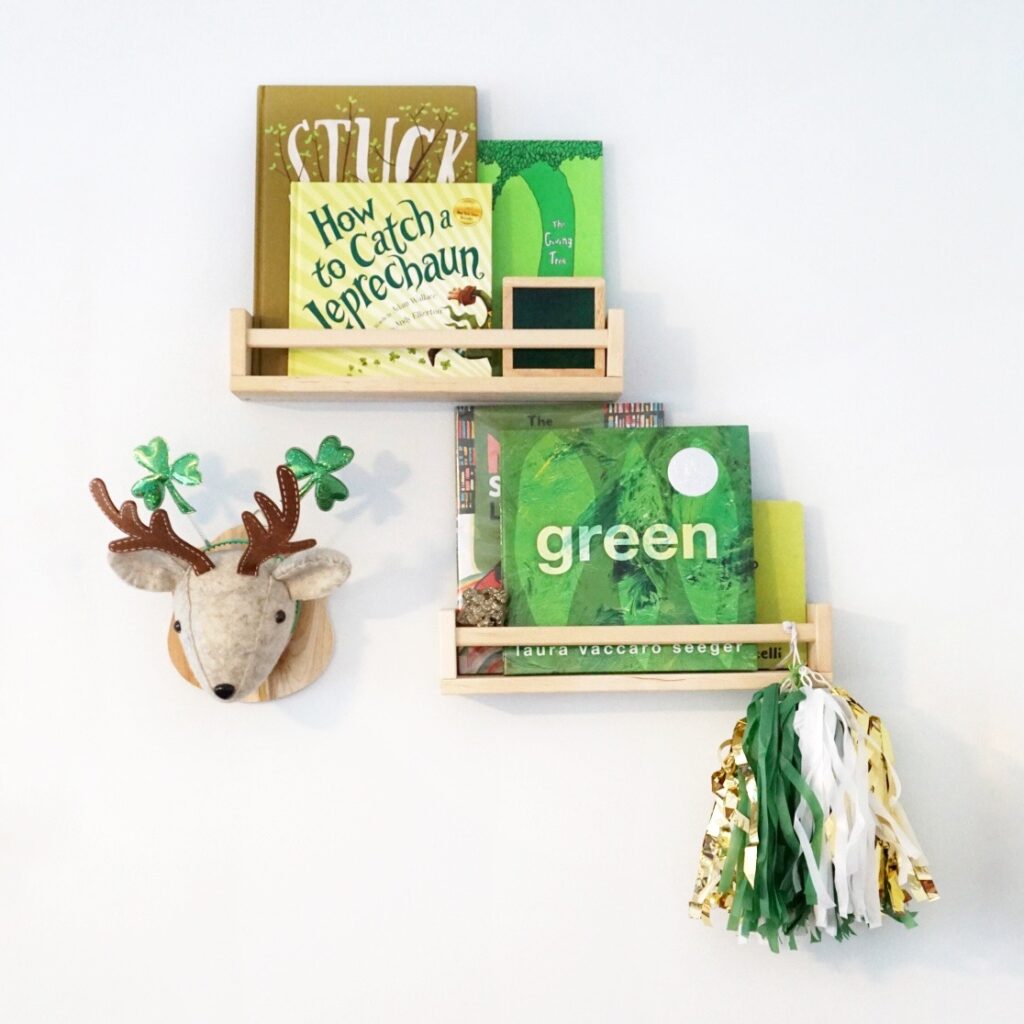 St. Patrick's Day Green Tinker Tray Reggio Emilia Loose Parts Invitation to Create