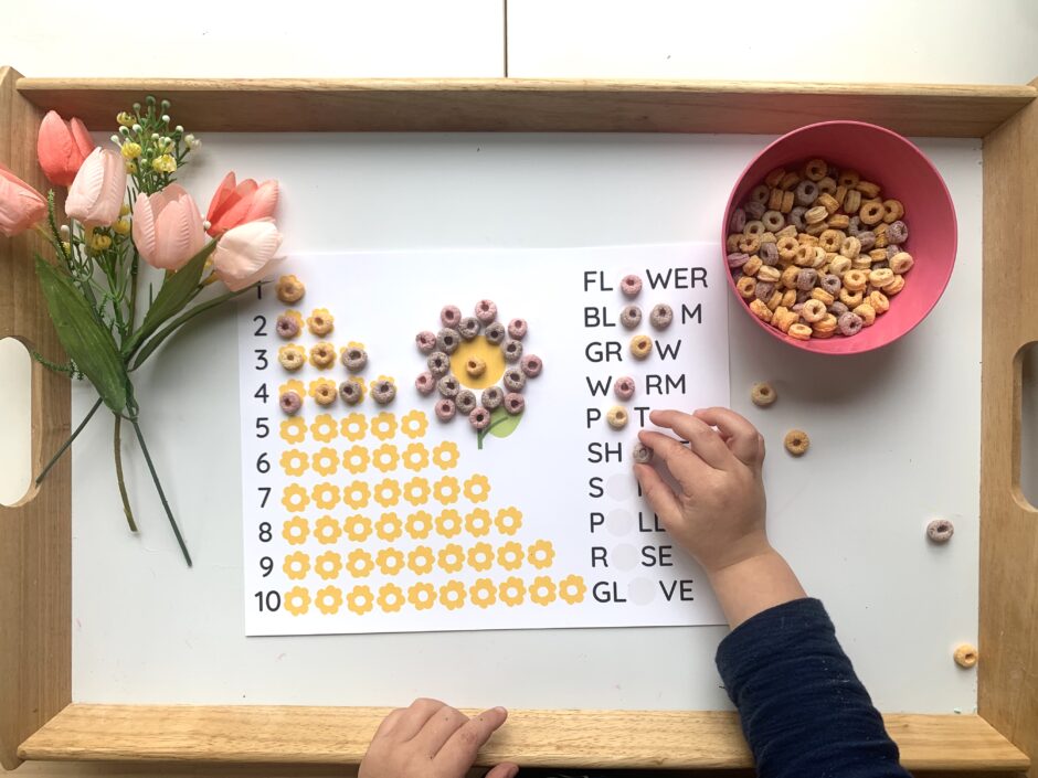 free kids stuff - Cheerio Snacktivity placemat shown by U Ready Teddy