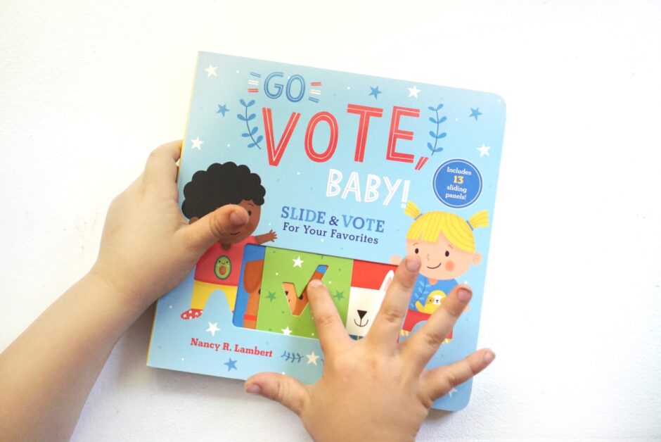 GO VOTE BABY board book