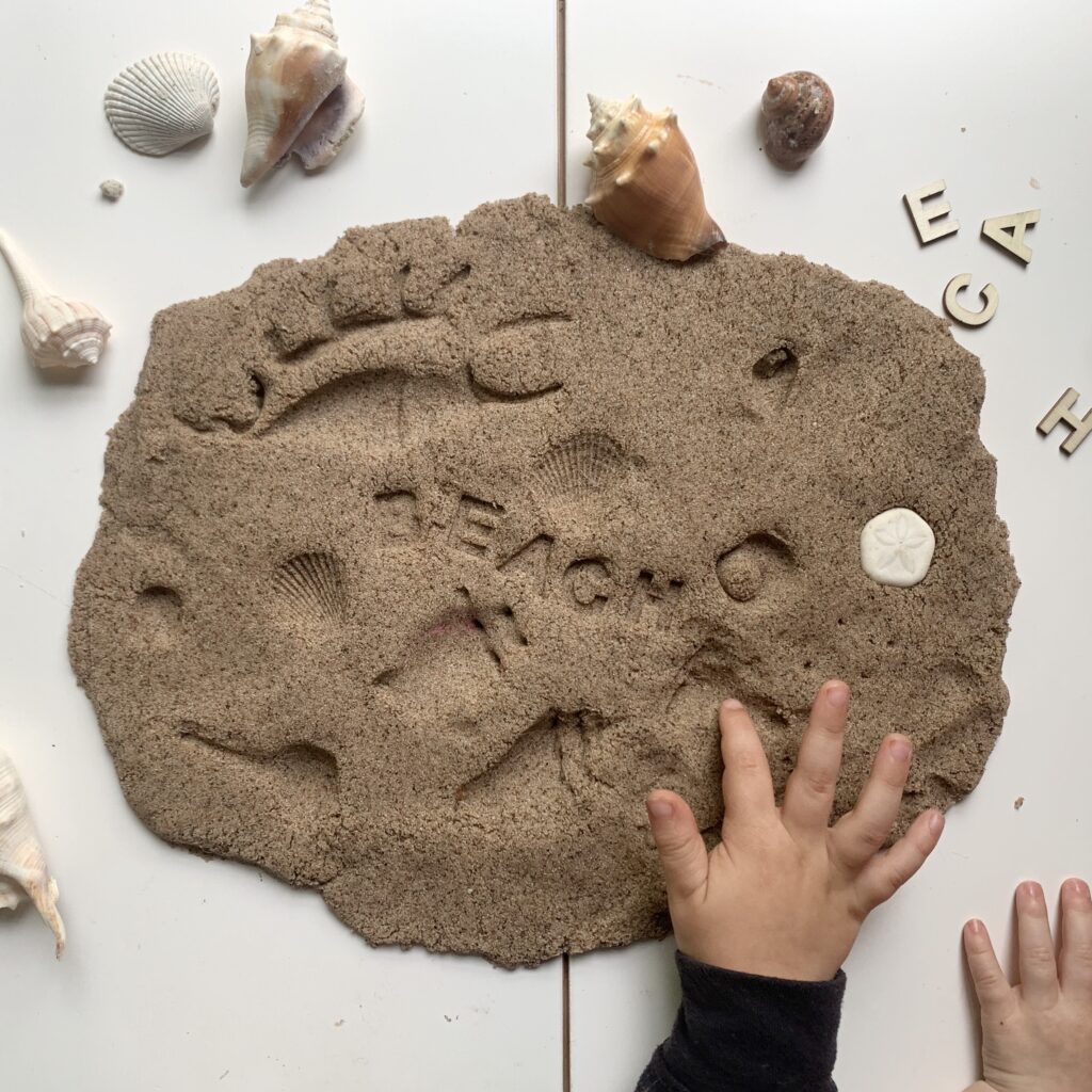 Free Summer Camp Sand Play dough Puzzle Beach