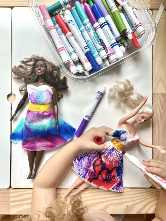 Process Art with Barbie Dolls