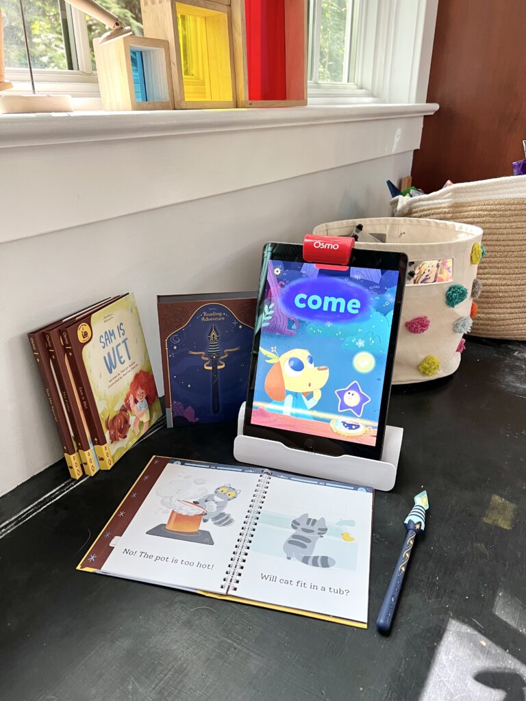 Osmo Reading Adventure Review Kindergarten Best Educational App Screen time Games for Kids iPad