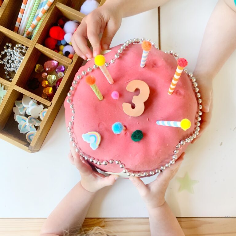 Birthday Cake Playdough